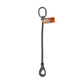 Advantage Rigging - Chain Sling - 5/16" x 5' Single Leg with Positive Locking Hook - Grade 80