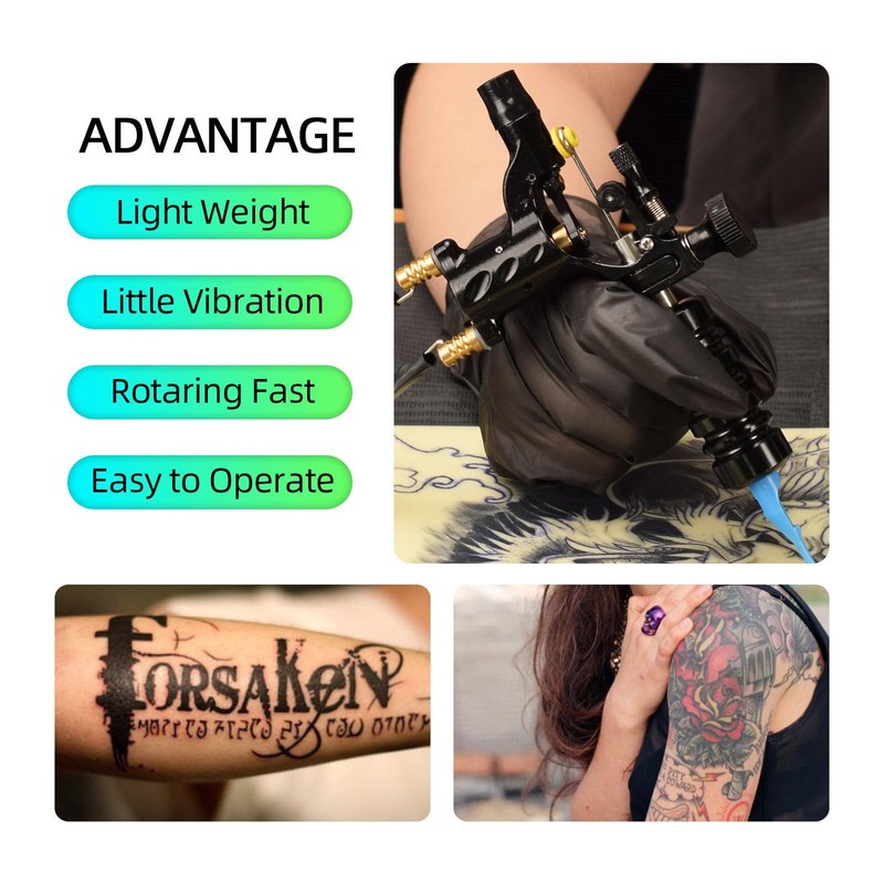 zalati Complete Tattoo Kit Pro Tattoo Machine Set with Tools