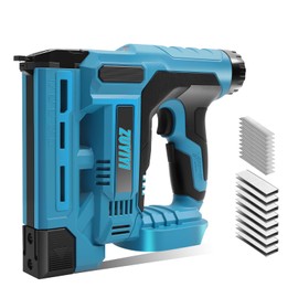 ZUYIYI 18GA 2-in-1 Cordless Brad Nailer/Electric Stapler for Makita 18v Battery(NOT Included), Nail Gun Battery Powered, Staple Gun with 500 Nails & 500 Staples for Home Improvement, DIY, Woodworking