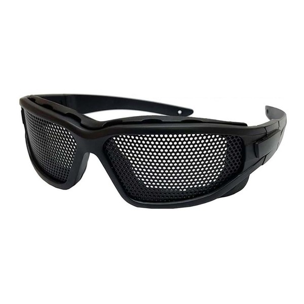 LVPETALIZE Wire Mesh Safety Glasses,Safety Goggles Breathable Shock Resistant Iron