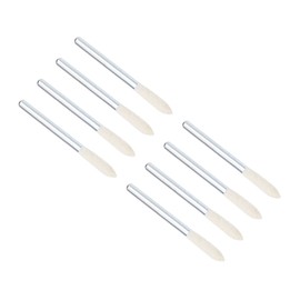 CoCud 10pcs Wool Felt Mounted Polishing Bits 3mm Diameter 3mm Shank Tapered Buff Wheel Grinding Head for Abrasives