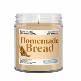 Homemade Bread Candle (4oz) Freshly Baked Loaf Scented Soy