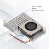 for Pi 5 Cooler Replacement Aluminium Alloy Temperature Controlled PWM