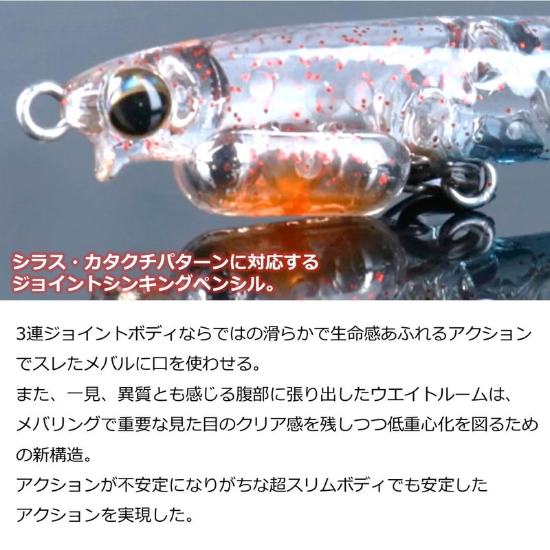 Daiwa Gekkabijin Shirasu J Amichirashi 55.0mm 55S