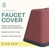 Home Intuition Home Intuition Outdoor Foam Faucet Cover, Red