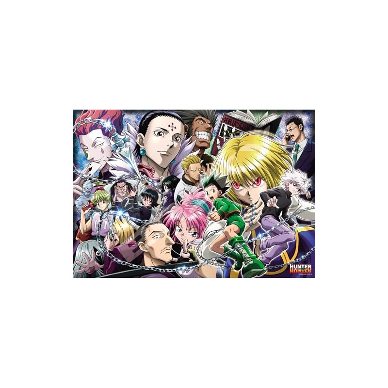 HUNTER×HUNTER Jigsaw Puzzle, Scarlet Eyes×Showdown×Phantom Troupe, 1000 Pieces (1000T-529)