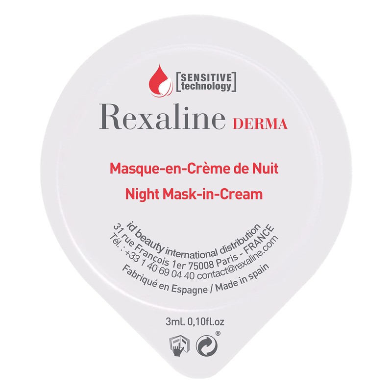 Rexaline Derma Night Mask-In Cream 6 x 3 ml