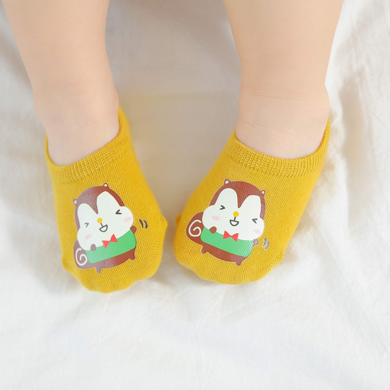 Smart-Bear W024 Children's Socks, Baby Socks, Anti-Slip, Soft, Comfortable, Sweat