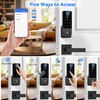Smart Fingerprint Digital Door Lock - Keypad Lock and 2-Lever