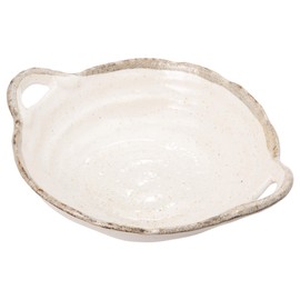 Mino Ware K72055 White Karatsu Double Handed Bowl