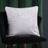 Soiree - White Crushed Velvet Cushion (43 x 43cm) -