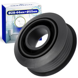 Connection piece diameter 28-44 mm x diameter 55 mm for connecting the toilet to the flush pipe MONTERAL