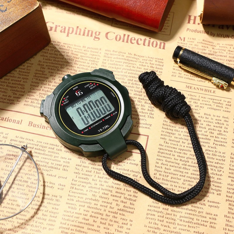 Digital Stopwatch Timer Chronograph Countdown Timer with Wristband Luminous Stopwatch