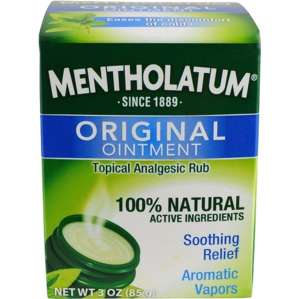 Mentholatum Ointment Topical Analgesic 3 oz (2 Pack)