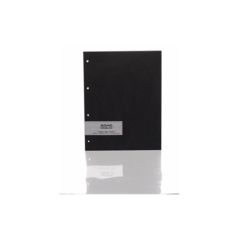 Rössler 1321000070 Photo Card Black Paper Thickness 300 g/m² for