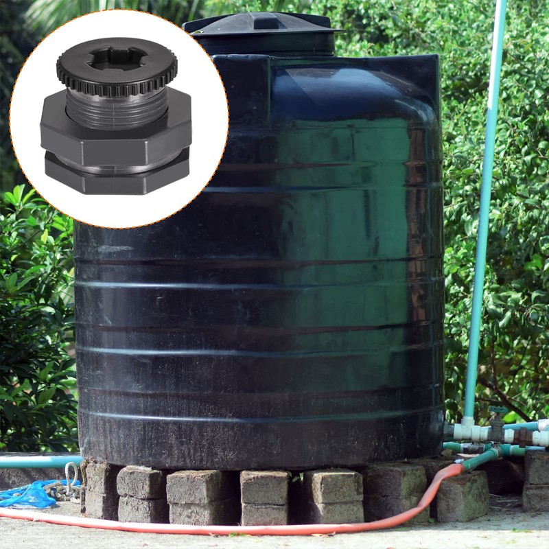 M METERXITY 1 Set PVC Bulkhead Fitting Thread Bulkhead Water