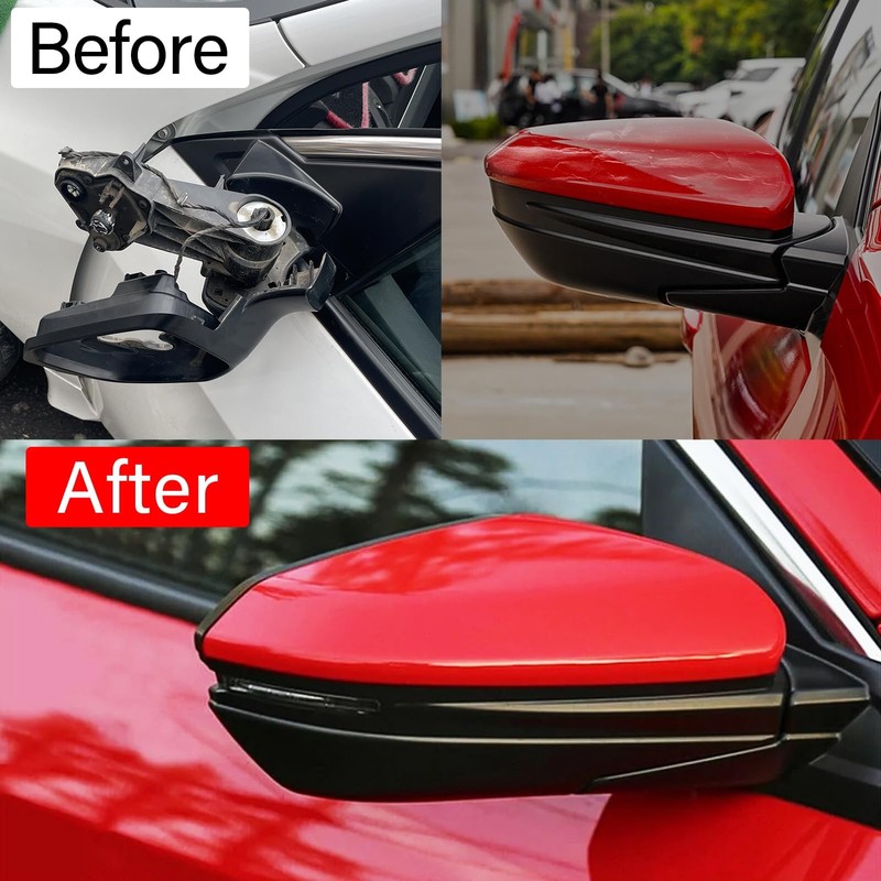 Moonlinks Compatible with 2016-2021 Honda Civic Passenger Side Mirror Cover