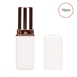 10pcs Square Shape DIY Empty Lipstick Tube Lipstick Making Tools Refillable Lipstick Tube Lipstick Container