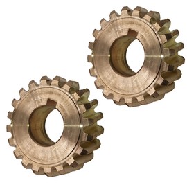 Cylinman 2 Pack 917-04861 20 Tooth Worm Gear Fit for Craftsman, for Troybilt, for Cub Cadet, for MTD Built 40"-42" Snowblowers Replacement# 717-0528 717-04449 717-0528A