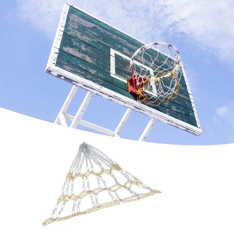 Iron Basketball Net Rust Proof Heavy Duty Basketball Net Chain