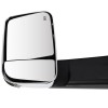 PARTHIGH Pair Power Heated Chrome Tow Mirrors for 2003-2008 Dodge