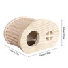 Wooden Hamster House | Small Animal Hide Out | Cage