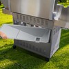 BMMXBI Adjustable Grill Grease Tray with Catch Pan for Nexgrill