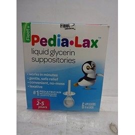 Special pack of 6 FLEET PEDIA LAX LIQUID GLY SUPPOS 6 EACH X 6 (36 total) by Fleet