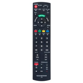 Allimity N2QAYB000494 Replacement Remote fit for Panasonic TV TH-P50U20Z TH-P58S20A TH-P65S20A TH-L37G10A TH-L22X20AK TH-L22X20AS TH-L22X25A TH-L32D20A TH-P50X20A TH-L32U20A TH-P54S20A TH-L32X20A