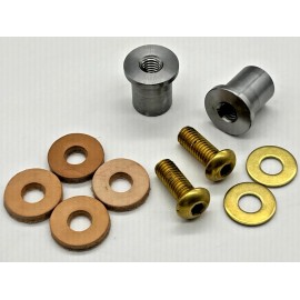 DIY CYCLE PARTS brass GAS TANK MOUNT KIT chopper bobber frisco cafe fuel harley sportster  488