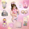 Hesstian 24-inch silicone vinyl doll with more than 10 accessories.