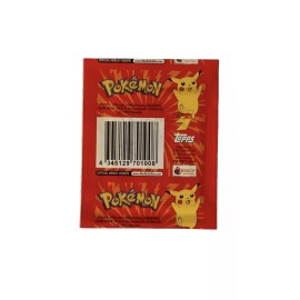 1999 Topps Merlin Pokémon Stickers Series 1 Factory Sealed Booster Pack
