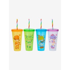 Hot Topic Rainbow Brite Color-Changing Acrylic Travel Cup Set MULTI NONE