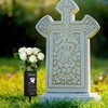 WEBEEDY Cemetery Vases For Brother Metal Cemetery Vases Flower Holder