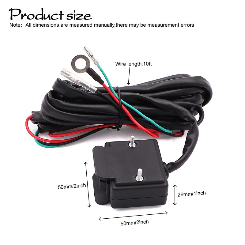 12V Winch Rocker Thumb Switch with Mounting Bracket Handlebar Control