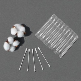 소낙소낙 간편휴대 개별포장 라운드+스푼 듀얼면봉 200P Sonaksonak Convenient Portable Individually Wrapped Round+Spoon Dual Cotton Swabs 200P