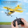 ynapmoc RC Airplane Toy, 2.4GHz RC Glider, Easy to Control,