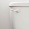 Qualihome White Toilet Tank Flush Lever Handle, Universal Front Mount