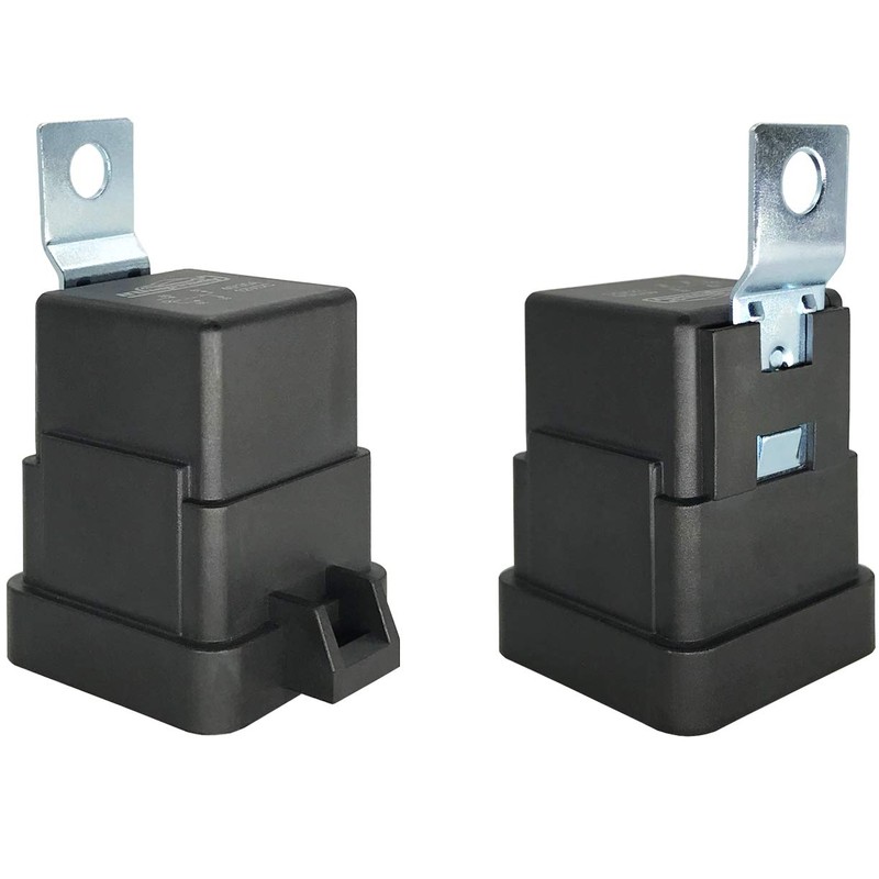 irhapsody 4-pin 40/30AMP 12V DC Waterproof Relay with Heavy-Duty Wires,