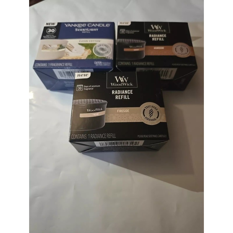 WOODWICK RADIANCE REFILL PACK 3 PACK COMBO NEW