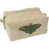 'Luna Moth' Canvas Wash Bag/Makeup Case (CS00041909)