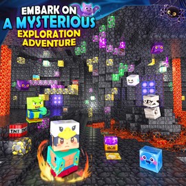 Magnetic Blocks - Mine Magnet World Building Toys for Kids Ages 4-6 6-8 8-12, STEM Magnetic Building Blocks Kids Sensory Toys Games, Gift for 3+ Year Old Boys and Girls