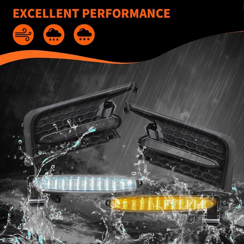 Aspaton Turn Signal Fog Light Assembly Compatible with Corolla SE