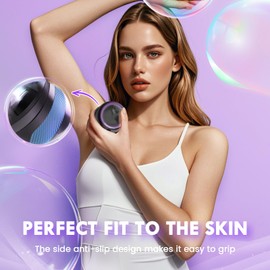 Electric Razors for Women, 6D Electric Shaver for Women Legs, Painless Hair Remover with Magnetic Head, Lady Bikini Shaver for Whole Body, Blue