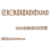 24 Pcs Brown Press on Toenails for Women - YEFIUO