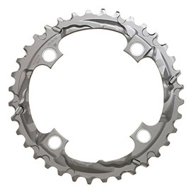 SHIMANO Unisex Adults Deore Fc-m617 Chain ring, Black, 22 Z hne UK