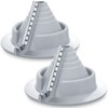 Pushglossy 2 Packs Round Base Pipe Flashing Boot Flexible Roofing