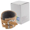 MC24® Wrist Strap Leather Lined 2 Buckles Size 21 Pack