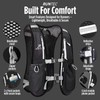 RUNTEC® Black Lightweight Running Vest Hydration Backpack | 2X Water