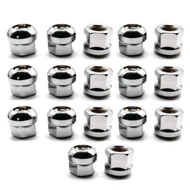 [Deepa Ribusu] Honda Genuine Wheel 17 Piece Through Nut Spherical Seat M12 P1.5 19HEX Total Length 0.8 inches (21 mm) Through Type Steel 4 Holes Wheel Replacement Custom Genuine Replacement (17)